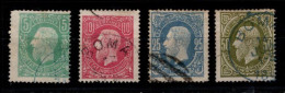 - CONGO BELGE - 1886 - YT N° 1 / 4  - Oblitérés - Léopold II - 1884-1894