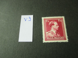 Nr 832 - Leopold III -  Luppi V 9 "U" Van Belgique Gebroken - MNH** - 1931-1960