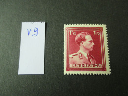 Nr 832 - Leopold III -  Luppi V 9 "U" Van Belgique Gebroken - MNH** - 1931-1960