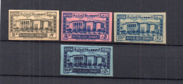 !!! LIBAN, SERIE DE TAXES N°37/40 NON DENTELEE NEUVE ** - Timbres-taxe