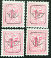 België - Belgique - C12/43 - 1967 - (°)used - Michel 897V - Cijfer Op Leeuw - Typo Precancels 1951-80 (Figure On Lion)