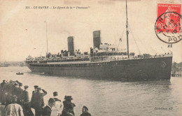 Le Havre * Le Départ Du Paquebot LA PROVENCE - Haven