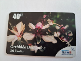 ST MARTIN  / OUTREMER/ FLOWERS/ ORCHIDEE DEUDNOBE  / 40 FF/ 80  UNITS / ANTF-OT52  FINE USED CARD    ** 13918 ** - Antillas (Francesas)