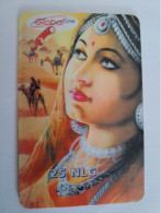 NETHERLANDS / PREPAID /FL 25,- NICE EASTERN  LADY/ CAMELS   /    - USED CARD  ** 13921** - Publiques
