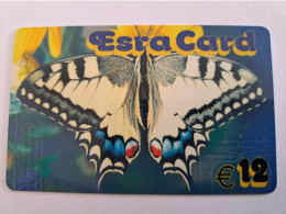 NETHERLANDS / PREPAID /€ 12,- ESRA/ BUTTERFLY   /    - USED CARD  ** 13922** - Public