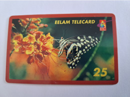 NETHERLANDS / PREPAID /HFL 25,- - EELAM / BUTTERFLY   /    - USED CARD  ** 13923** - Pubbliche