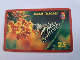 NETHERLANDS / PREPAID /HFL 25,- - EELAM / BUTTERFLY   /    - USED CARD  ** 13923** - öffentlich