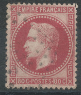 Lot N°77172  N°32a Rose Carminé, Oblitéré, Coupure Filet EST - 1863-1870 Napoléon III Lauré