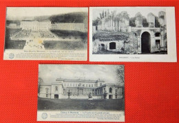 MARIEMONT  -   Lot De 3 Cartes : Les Ruines , Palais Royal De Mariemont, Château De Mariemont - Morlanwelz