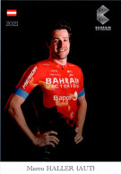 Carte Cyclisme Cycling Ciclismo サイクリング Format Cpm Equipe Cyclisme Bahrain Victorious 2021 Marco Haller Autriche Sup.Etat - Cycling