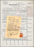 Lot De 2 Procurations (Bureau De Uccle, 1977) Affranchissement Différent + Taxe Communale. A Examiner - Rural Post