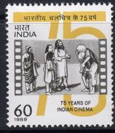 India 1989 75 Years Of Indian Cinema, MNH, SG 1373 (D) - Ungebraucht