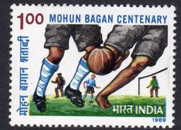 India 1989 Centenary Of Mohun Bagan Athletics Club, MNH, SG 1382 (D) - Ungebraucht