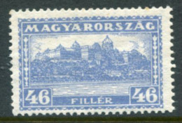 HUNGARY 1927 Definitive: Royal Castle 46 F. MNH / **..   Michel 424 - Nuovi