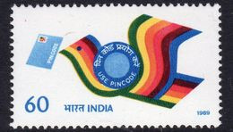 India 1989 'Use Pincode' Campaign, MNH, SG 1386 (D) - Ungebraucht