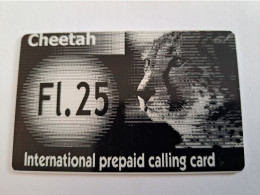 NETHERLANDS / PREPAID /HFL 25,- CHEETAH   /    - USED CARD  ** 13936** - Pubbliche