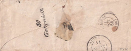 France Marcophilie - Cursive 30 / Cintegabelle - 1850 - Sans Texte - Indice 10 - TB - 1801-1848: Precursors XIX