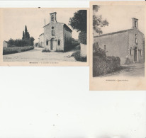 2 CPA 84 MORMOIRON LA CHAPELLE ST ROCH - Mormoiron