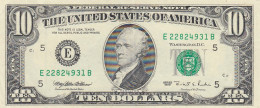 United States #499E, 1995 10 Dollar Banknote - Biljetten Van De  Federal Reserve (1928-...)