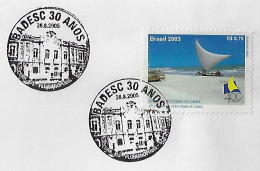 Brazil 2005 Cover Commemorative Cancel 30 Years Badesc Development Agency Of The State Of Santa Catarina Florianópolis - Brieven En Documenten