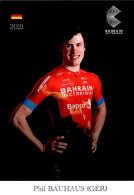 Carte Cyclisme Cycling Ciclismo サイクリング Format Cpm Equipe Cyclisme Bahrain Victorious 2021 Phil Bauhaus Allemagne Sup.E - Cycling