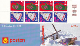 Norge, 1995, 1200/01 Booklet 26, MNH **, Weihnachten. - Markenheftchen