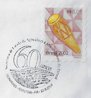 Brazil 2004 Cover Commemorative Cancel 60 Years Secretary Of State For Agriculture And Supply Of Paraná From Curitiba - Briefe U. Dokumente