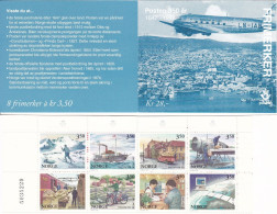 Norge, 1996, 1218/25 Booklet 28, MNH **, 350 Jahre Norwegische Post (II).control Number - Markenheftchen