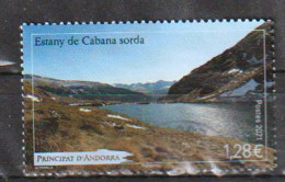2021, Itinéraire De Randonnée : Estany De Cabana Sorda. Timbre Oblitéré  (Lac De Cabana Sorda) - Oblitérés