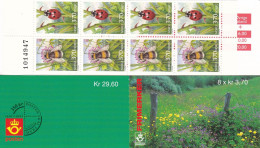 Norge, 1997,1235/36, Booklet 30, MNH **, Insekten. Control Number - Markenheftchen