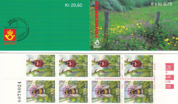 Norge, 1997,1235/36, Booklet 30, MNH **, Insekten. Control Number - Markenheftchen