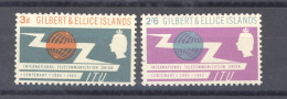 Gilbert & Ellice  :  Yv  82-83  ** - Autres - Océanie