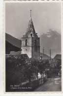 D1538) GRYON - L` Eglise Et La Dent Du Midi - S/W ALT 1954 - Gryon