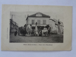 CPA 95 Val D'Oise - DEUIL - Place De La République - Deuil La Barre