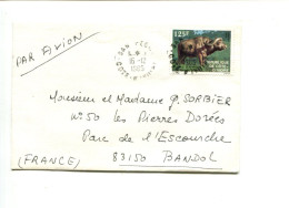 COTE D'IVOIRE - Affranchissement Sur Lettre - Animaux / Buffle - Ivoorkust (1960-...)