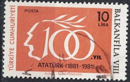 Türkei Turkey Turquie - BALKANFILA VIII (MiNr: 2540) 1981 - Gest. Used Obl - Used Stamps