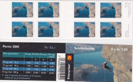 Norge, 2001 1384 Booklet , MNH **, Aktive Freizeit., - Postzegelboekjes