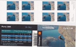 Norge, 2001 1384 Booklet , MNH **, Aktive Freizeit., - Markenheftchen