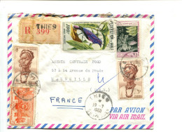 SENEGAL / AOF - Affranchissement Avec Divers Timbres Dont Mali Et AOF Sur Lettre Recommandée - Sénégal (1960-...)