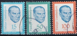 Türkei Turkey Turquie - Atatürk (MiNr: 2648/50) 1983 - Gest. Used Obl - Oblitérés
