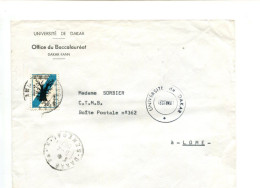 SENEGAL Officiel - Affranchissement Sur Lettre  à En Tête De L'Université De Dakar - Sénégal (1960-...)