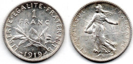 MA 23571 / 1 Franc 1919 SPL - 1 Franc