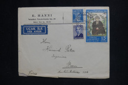 TURQUIE - Enveloppe Commerciale De Istanbul Pour La Suisse En 1950 - L 144709 - Storia Postale