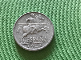Münzen Münze Umlaufmünze Spanien 10 Centimos 1941 "Plus" - 10 Centesimi