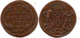 MA 23592 / Cologne - Köln 1/4 Stuber 1766 IK TTB - Monedas Pequeñas & Otras Subdivisiones