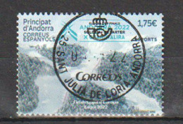 Final De La Copa De Europa De Esquí Grandvalira 2022 /  Sello Usado, 1ra Calidad. Facial Alto - Used Stamps