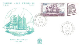 TAAF - FDC 1984 PORT-AUX-FRANCAIS Mi 195  / *488 - FDC