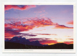 AK 145321 GERMANY - Sonnenuntergang über Der Zugspitzgruppe - Zugspitze