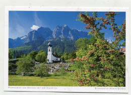 AK 145324 GERMANY - Pfarrkirche Von Grainau Mit Der Zugspitze - Zugspitze