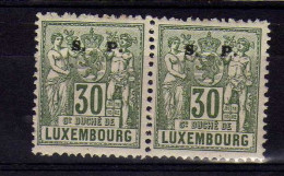 Luxembourg (1882) -  30 C. Groupe Allegorique Surcharge S.P. Neuf** - MNH - Service